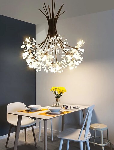 45 سم قلادة فانوس تصميم الثريا المعدنية سبوتنيك الجدة رسمت التشطيبات الحديثة الطراز الشمالي العام