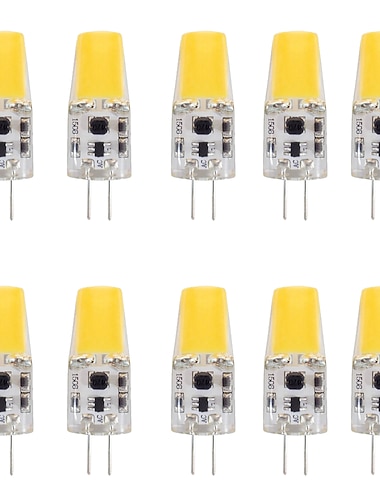  10pcs 4 W LED Bi-pin Lights 400 lm G4 T 1 LED Beads COB Warm White White 12 V / CE Certified