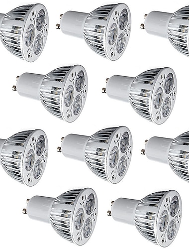  10pcs 6 W LED Spotlight 400 lm GU10 E26 / E27 3 LED Beads High Power LED Decorative Warm White Cold White 85-265 V