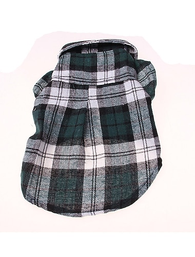  Perros Camisas Rayas Cuadro Ropa para perros for Doguillo Caniche Chihuahua Animal domestico del bebe Small