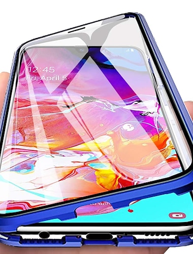  טלפון מגן עבור סמסונג גלקסי S26 אולטרה פלוס S25 S23 S22 S21 Ultra Plus S20 A14 A54 A52 כיסוי מלא מארז ספיחה מגנטי ומגן מסך ברור מגנטי שקוף זכוכית משוריינת מתכת