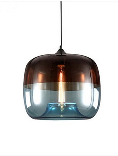  24 cm Single Design Pendelleuchte Metallkugel lackiert nordischer Stil 220-240v