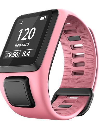  Watch Band for TomTom Adventure Golfer 2, Runner Spark 3/2 Cardio+Music Silicone Replacement  Strap Elastic Breathable Sport Band Wristband