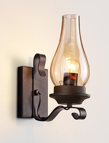  Lampara de pared industrial dormitorio lampara de noche pasillo retro creativo 5w lamparas