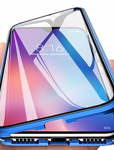  טלפון מגן עבור סמסונג גלקסי S26 אולטרה פלוס S24 S23 S22 S21 FE S21 Ultra Plus S20 A14 A34 A54 כיסוי מלא מארז ספיחה מגנטי מגנטי דו צדדי מסך מעוקל שקוף זכוכית משוריינת מתכת