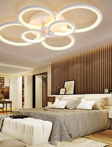 6-lichts led dimbare plafondlamp verzonken verlichting cirkel ontwerp moderne stijl eenvoud acryl 90w woonkamer eetkamer slaapkamer lichtpunt alleen dimbaar met afstandsbediening 6-lichts led dimbare plafondlamp verzonken verlichting cirkel ontwerp moderne stijl eenvoud acryl 90w woonkamer eetkamer slaapkamer lichtpunt alleen dimbaar met afstandsbediening