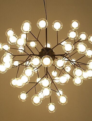  80 cm żyrandol design sputnik metal mini malowane wykończenia nowoczesny styl nordycki generyczne