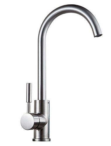  Kitchen faucet - Single Handle One Hole Electroplated Standard Spout Centerset Contemporary Kitchen Taps