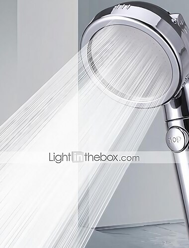  1 buc duză presurizată cap de duș abs accesorii de baie pentru economisirea apei de înaltă presiune, crom, cap de duș portabil