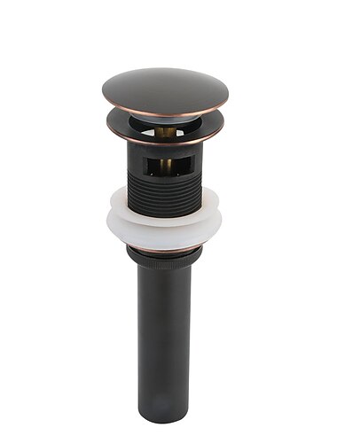  מעצור ניקוז קופץ עם הצפת גדות וס נירוסטה כיור אמבטיה כיור ניקוז כיור כיור כיור ניקוז גימור כרום