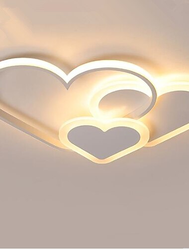  moderne led plafondlamp creatieve persoonlijkheid liefde hart ontwerp kinderkamer jongens en meisjes eye led lampen 30 w