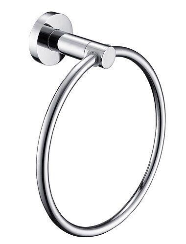  handdoekbeugel nieuw design eigentijds roestvrij staal badkamer handdoekring wandmontage