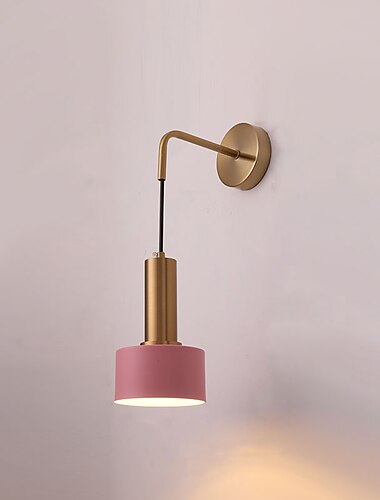  lightinthebox lampade da parete moderne e creative in stile nordico&amp;amplificatore; applique soggiorno camera da letto applique da parete in metallo 110-120v 220-240v 12 w