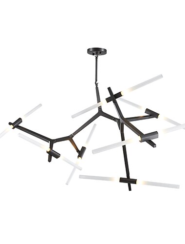  ثريا بتصميم سبوتنيك 170 سم من الألومنيوم سبوتنيك مصبوغ باللون الاسكندنافي الحديث 110-120 فولت 220-240 فولت