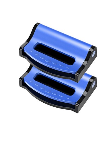  2 個カーシートベルトクリップユニバーサル安全調整可能な自動ストッパーバックル 4 色の車のインテリアアクセサリー