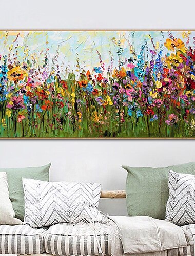 mintura handgemalte blumen landschaft ölgemälde auf leinwand moderne abstrakte wandbild kunstplakate für heimtextilien fertig zum aufhängen mit gespanntem rahmen