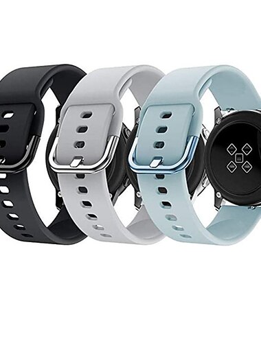 Watch Band for Polar Ignite 3, Ignite 2, Ignite, Unite, Pacer Vantage M Silicone Replacement  Strap 20mm 22mm Breathable Sport Band Wristband