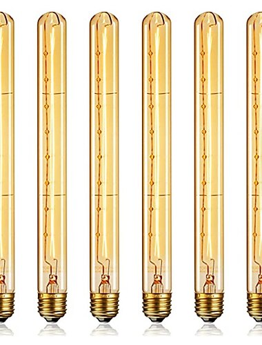  6 uds 4 Uds bombilla incandescente vintage regulable de Edison e27 t300 40w lampara colgante de arana 220-240v