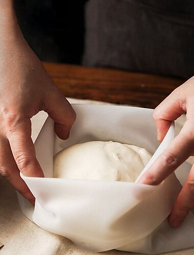  Silicone Kneading Dough Bag for Making Bread Pastry Pizza 1Pc