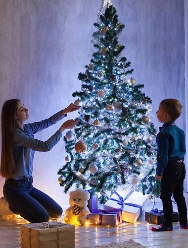  guirlandes solaires exterieures 100m 800led 50m 500led guirlandes lumineuses de noel ameliorees eclairage d\'ambiance pour la fonction de memoire de la telecommande de la pelouse du patio exterieur