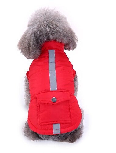  Perros Abrigos Saco y Capucha Chaqueta Impermeable Templado Moda Exterior Uso Diario Deporte Ropa para perros