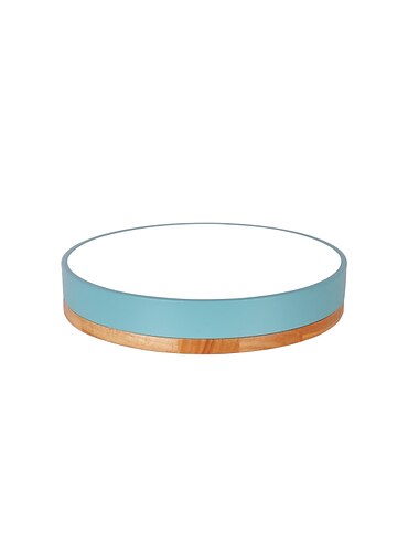  40/50/60 cm-es led mennyezeti lámpa északi stílusú alap süllyesztett lámpák fém szektor festett kivitel fa modern fehér fekete sárga zöld kék rózsaszín szürke 110-120v 220-240v