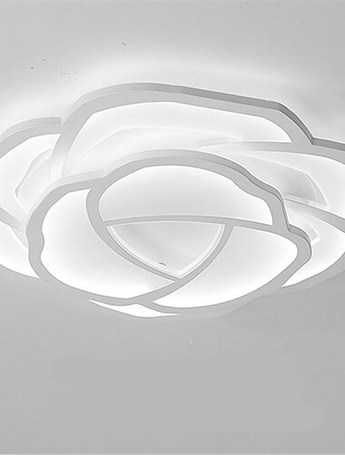  42/52 سم على شكل وردة ليد للسقف ضوء رومانسي بسيط لغرفة النوم وغرفة النوم الرئيسية إضاءة غرفة المعيشة إضاءة زهرة تصميم