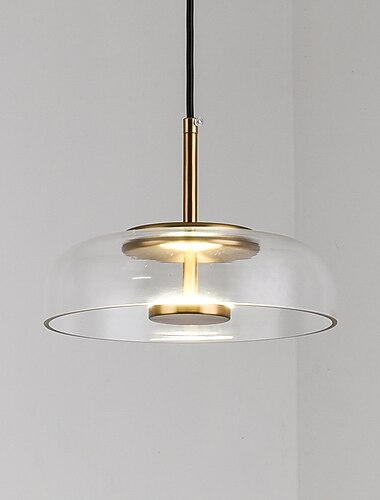 23 cm singolo design lampada a sospensione in stile nordico vetro moda elettrolitico moderno stile nordico 110-120 v 220-240 v