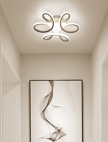  Lampada da soffitto moderna semplice da 24 cm Lampada da ingresso a led personalizzata Lampada da portico Lampada da tavolo North Ouyang