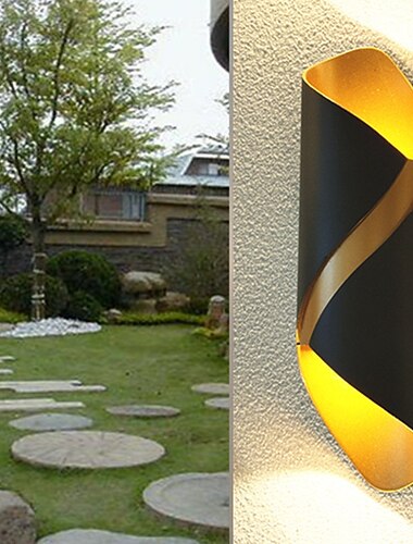  Licht Luxus nordischen wasserdichten Wandleuchte moderne einfache Wohnzimmer Schlafzimmer Nachttisch Hintergrund Wandleuchte Gang Treppe im Freien wasserdichte Wandlampe