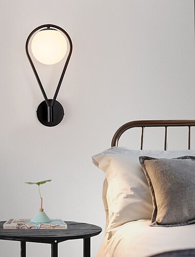  Lightinthebox Lampada Da Parete In Ottone Stile Nordico Moderna Semplice Soggiorno Corridoio Balcone Camera Da Letto Comodino Lampada Da Parete In Vetro