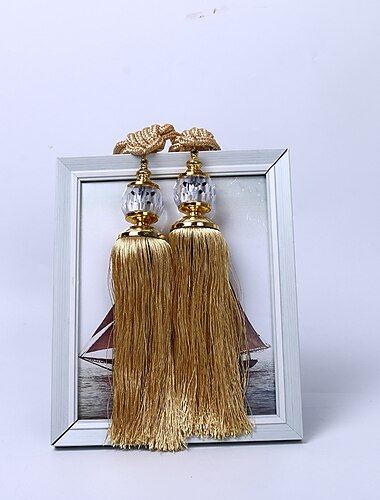  2 stks touw gordijn kwastje tie backs gordijn fringe tiebacks terugloopsper raam gordijnen gordijn benodigdheden touw kamer accessoires