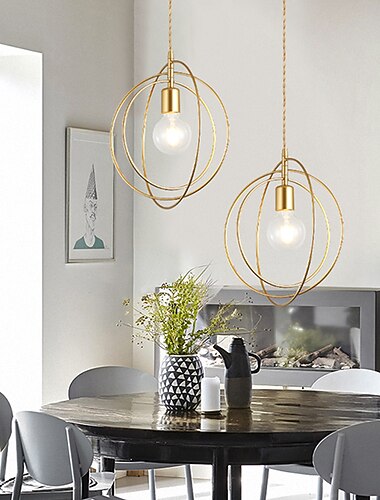  28 cm kula design geometryczne kształty wisiorek lekki metal nowoczesny styl metalowa kula malowana wykończenia nowoczesne dekoracje świąteczne w stylu nordyckim 110-240 v