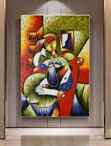 100% dipinto a mano arte contemporanea pittura a olio su tela quadri moderni home interior decor pittura astratta picasso arte grande tela (tela arrotolata senza cornice) 100% dipinto a mano arte contemporanea pittura a olio su tela quadri moderni home interior decor pittura astratta picasso arte grande tela (tela arrotolata senza cornice)