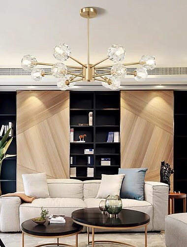  88 cm LED الثريا قلادة ضوء كريستال desgin الذهب فلوش جبل أضواء معدن مطلي الحديثة 110-120 فولت 220-240 فولت