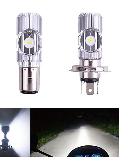  1 szt. Motor LED Lampa przednia H4 Żarówki CSP 2 Oszczędność energii Superlekkie Chłodzenie taśmy Cooper Na Motocykle Wszystkie roczniki