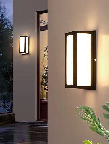  εξωτερικά φωτιστικά τοίχου αδιάβροχα εξωτερικά φωτιστικά τοίχου εξωτερική σιδερένια μεταλλικά φωτιστικά τοίχου 110-120v 220-240v 18w