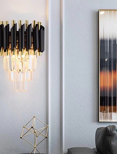 lightinthebox kristály modern fali lámpák hálószoba gyerekszoba acél fali lámpa 110-120v 220-240v 18 w / led integrált / ce minősítéssel