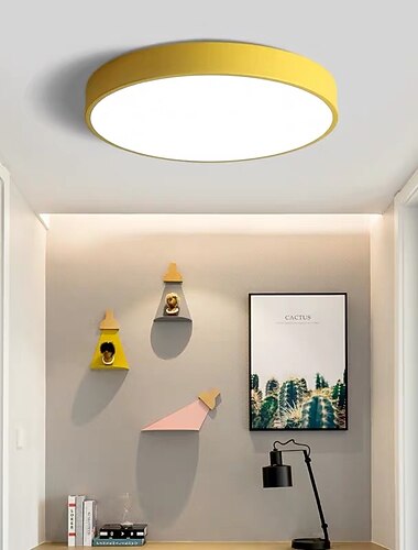  30 cm-es led mennyezeti lámpa alap modern matt több árnyalatú szabályozható süllyeszthető lámpák műanyag tál festett kivitel ac110-240v