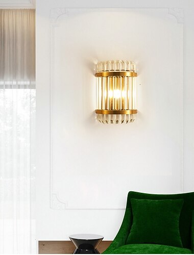  كريستال مصابيح الحائط غرفة النوم غرفة الأطفال معدني إضاءة الحائط 110-120V 220-240V 5 W / E14 / E12 / CE