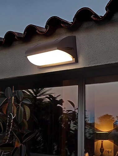 אורות קיר חיצוניים עמיד למים על אורות קיר חיצוניים של אורות קיר ברזל חיצוני 110-120v 220-240v 10 w