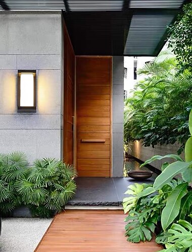 aplique para exterior aplique para exterior à prova de água aplique para exterior ferro metal 110-120v 220-240v 18 w