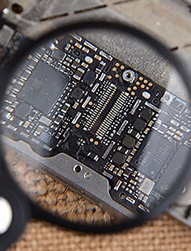  3pcs loupe de poche pliante 5x avec etui en cuir loupe legere