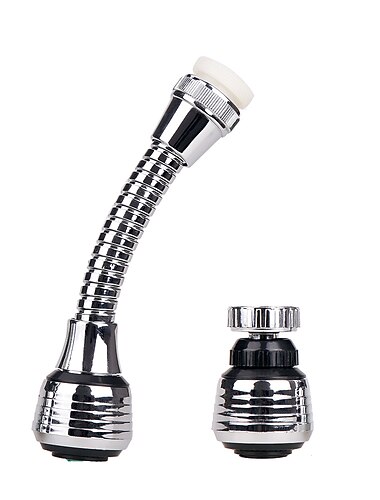  Accesorii pentru robinet, adaptor duză pentru robinet de bucătărie rotativ 360° Accesorii pentru robinet de baie pulverizatoare cu filtru dispozitiv de economisire a apei de la robinet