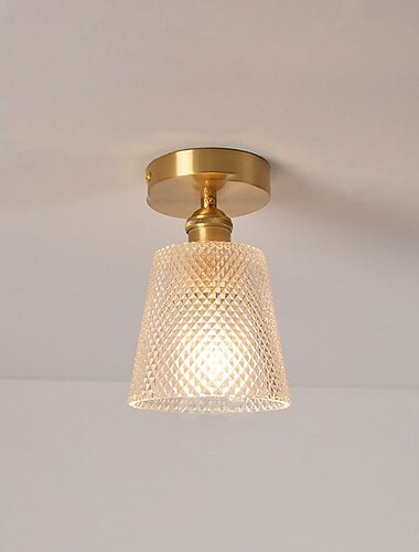 13 cm עיצוב יחיד מנורות תלויות נורות תקרה זכוכית זכוכית מגולוון מודרני סגנון נורדי 110-120V 220-240V