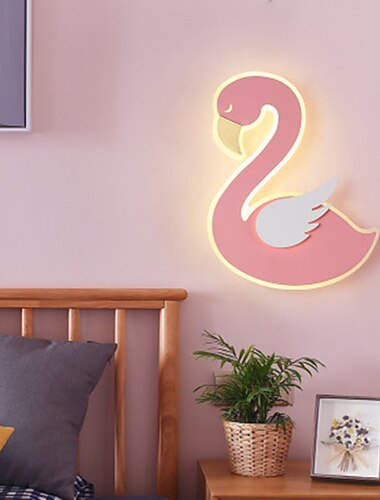 Lightinthebox bonito led luzes de parede quarto crianças luz de parede acrílica 220-240v 18 w/led integrado/certificado ce