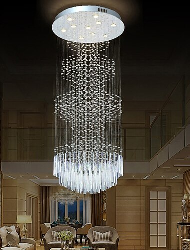  kristallen kroonluchter kristallen plafondlamp moderne luxe voor trap trapverlichting luxe hotel villa ijdelheid slaapkamer hangende lamp plafond hanglampen