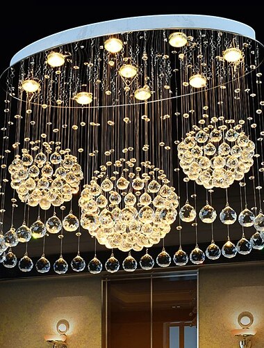  lustre en cristal plafonnier avec 9 lumieres et 2 niveauxmodern k9 plafonniers encastres lustre moderne pour restaurant salle a manger salon chambre
