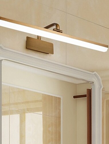 lightinthebox Luz LED para tocador, luz para espejo de cristal, espejo impermeable moderno, luces LED para pared, luz de pared de gel de sílice para baño, IP65, 110-240 V, 8/10/12/14 W lightinthebox Luz LED para tocador, luz para espejo de cristal, espejo impermeable moderno, luces LED para pared, luz de pared de gel de sílice para baño, IP65, 110-240 V, 8/10/12/14 W