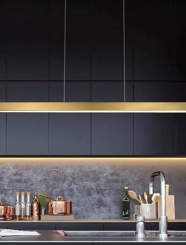 100 سم قلادة فانوس تصميم قلادة ضوء معدن حديث 220-240 فولت